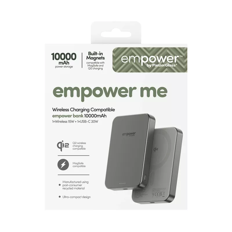 Power Bank PanzerGlass empower by empower Bank 10000mAh Tytan