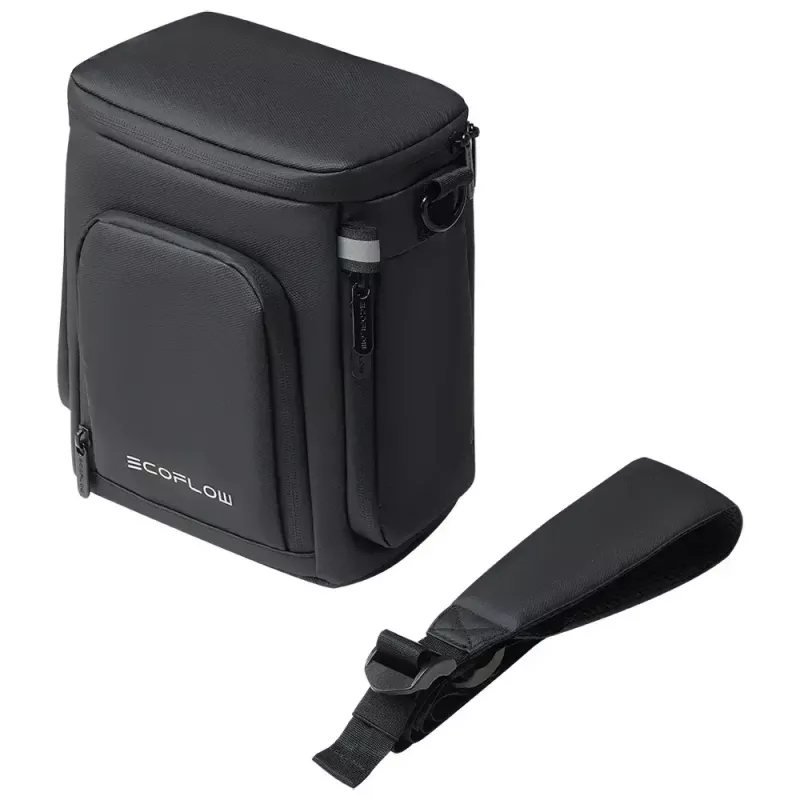 Torba transportowa EcoFlow do przenośnej stacji zasilania TRAIL DC, czarna, 220×120×230 mm