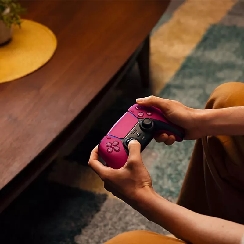 Gamepad Sony DualSense V2 — Cosmic czerwony, Bluetooth 5.1 i USB-C, kompatybilny z PS5, PC, Mac, iOS, Android, 1560 mAh