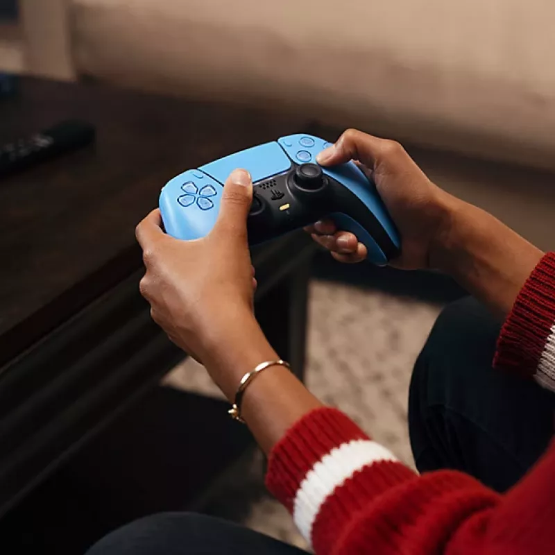 Sony DualSense V2 Czarny, Niebieski Bluetooth/USB Gamepad Analogowy / Cyfrowy PlayStation 5