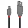 Lindy 2 m kabel USB 2.0 Typ A na Micro-B, linia Anthra