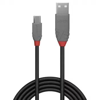 Lindy 2 m kabel USB 2.0 Typ A na Micro-B, linia Anthra