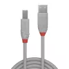 Kabel Lindy 2m USB 2.0 Typ A na B, Anthra Line, Szary