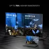Lindy 0.5m High Speed HDMI kabel, Czarny Line