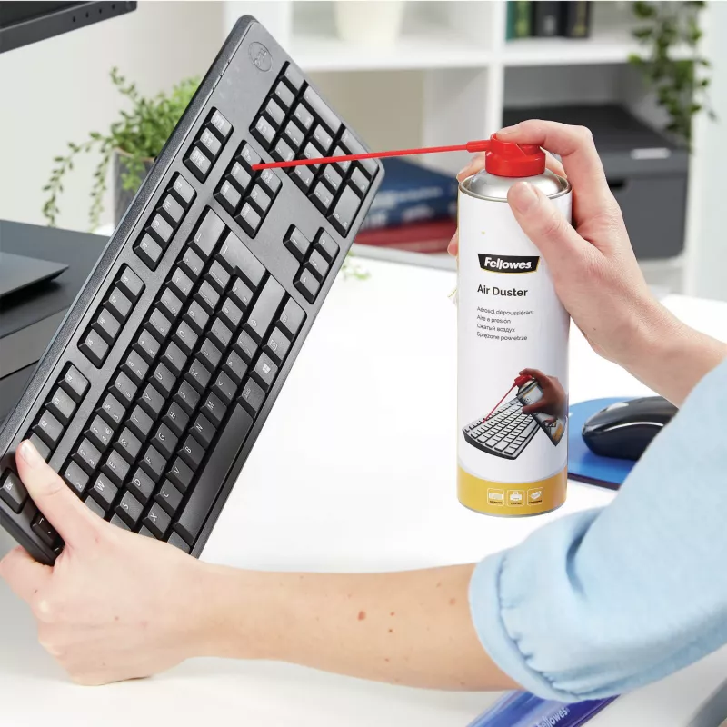 Sprężone powietrze Fellowes HFC Free Air Duster — 0,34 kg, biały, do klawiatur, drukarek i elektroniki