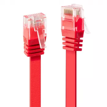 Lindy 47514 kabel sieciowy czerwony 5 m Cat6 U/UTP (UTP)