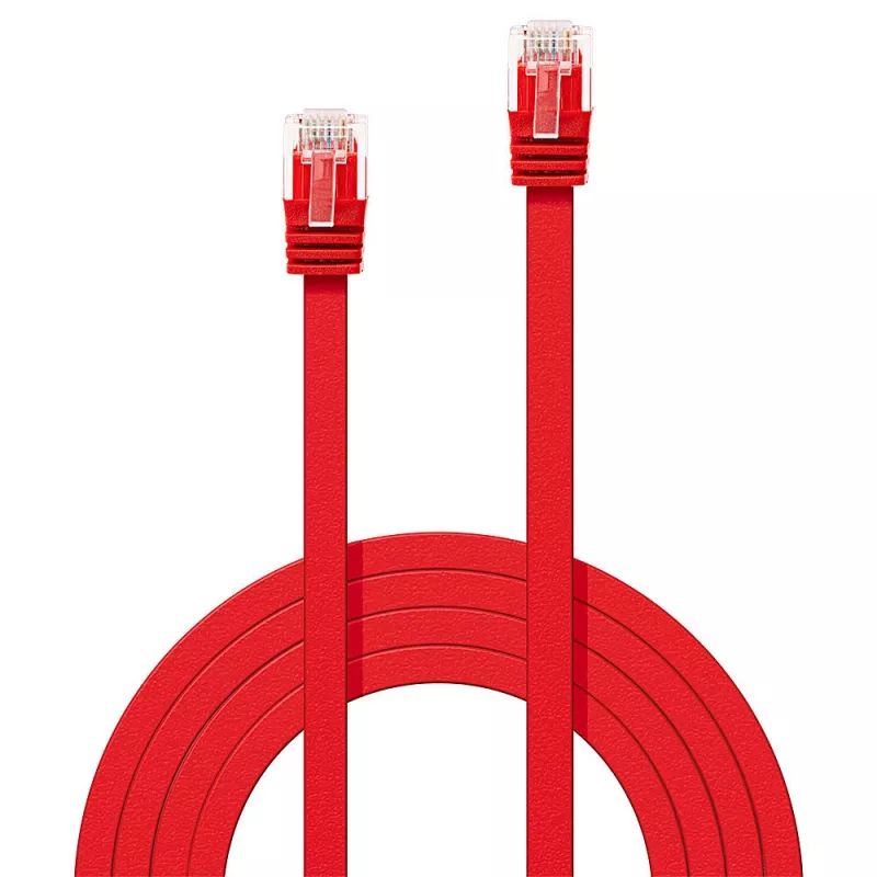 Lindy 47514 kabel sieciowy czerwony 5 m Cat6 U/UTP (UTP)
