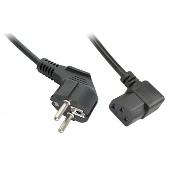 Lindy 30345 kabel zasilający beżowy 2 m CEE7/7 wtyk C13