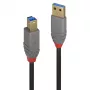 Kabel Lindy 1m USB 3.2 Typ A na B, 5 Gb/s, Anthra Line
