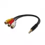adapter kablowyowy AV Lindy - stereo i kompozytowe wideo