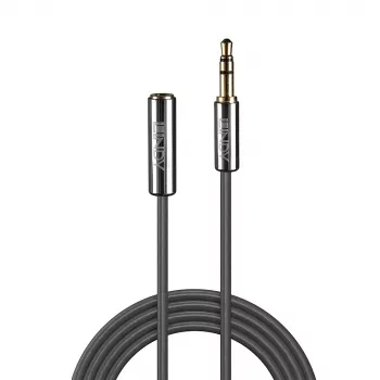 Lindy 1m 3.5mm Extension Audio kabel, Cromo Line