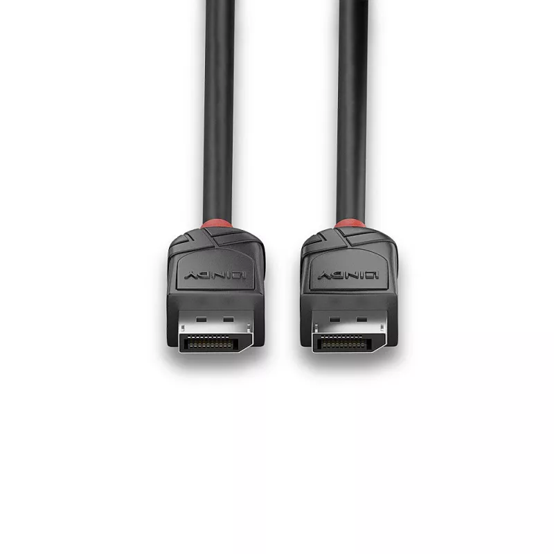 Kabel Lindy DisplayPort 1.2 0,5 m, Czarny Line