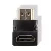 Lindy Adapter HDMI z żeńskiego na męski, kątowy 90° w dół