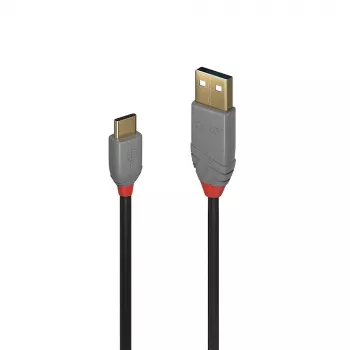 Kabel Lindy 3m USB 2.0 Typ A na C, linia Anthra