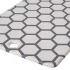 Deska do krojenia RESTO 95401 prostokątna z tworzywa sztucznego 138×200×8 mm szaro-biała