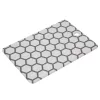 Deska do krojenia RESTO 95401 prostokątna z tworzywa sztucznego 138×200×8 mm szaro-biała
