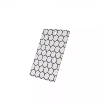 Deska do krojenia RESTO 95401 prostokątna z tworzywa sztucznego 138×200×8 mm szaro-biała