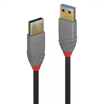 Kabel USB Lindy 5m USB 3.2 Typ A 5Gbps Anthra Line