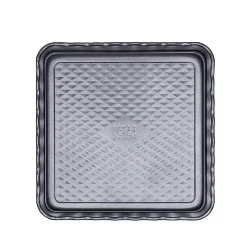 Naczynie do lasagne Resto Kitchenware 96115 prostokątne stal węglowa 255x255x50 mm