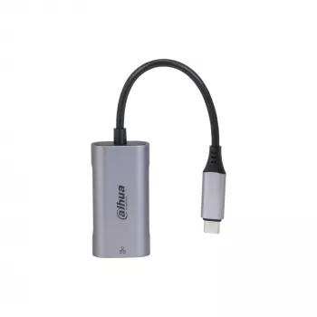 Adapter USB 3.0 Type-C na RJ45 DAHUA TC31 — 1000 Mbit/s, zasilany przez USB, szary