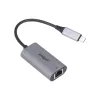 Adapter USB 3.0 Type-C na RJ45 DAHUA TC31 — 1000 Mbit/s, zasilany przez USB, szary