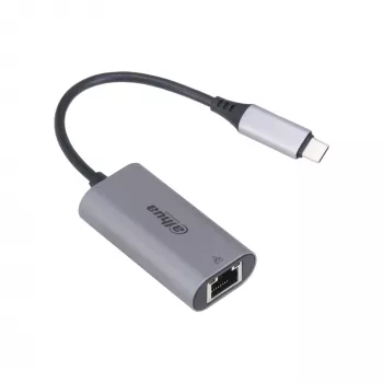 Adapter USB 3.0 Type-C na RJ45 DAHUA TC31 — 1000 Mbit/s, zasilany przez USB, szary