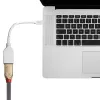 Lindy 0,20 m kabel przejściówkowy Mini DisplayPort na DisplayPort, 0,15 m, Mini DisplayPort, DisplayPort, Męski, Żeński, Biały
