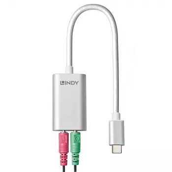 Konwerter audio USB typu C na audio Lindy 42711
