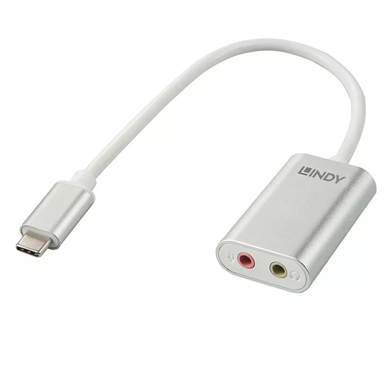 Konwerter audio USB typu C na audio Lindy 42711