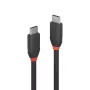 Lindy 0.5m USB 3.2 Type C to C kabel, 20Gbps, Czarny Line