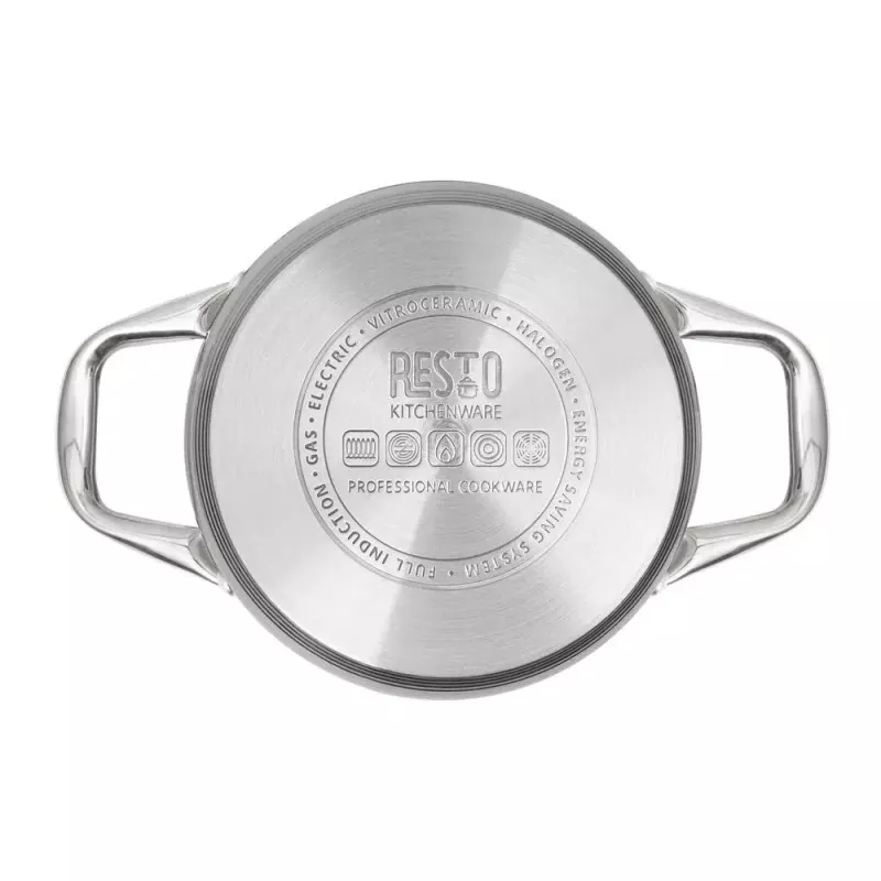 Resto Kitchenware Rigel 1,9 l okrągły garnek ze stali nierdzewnej