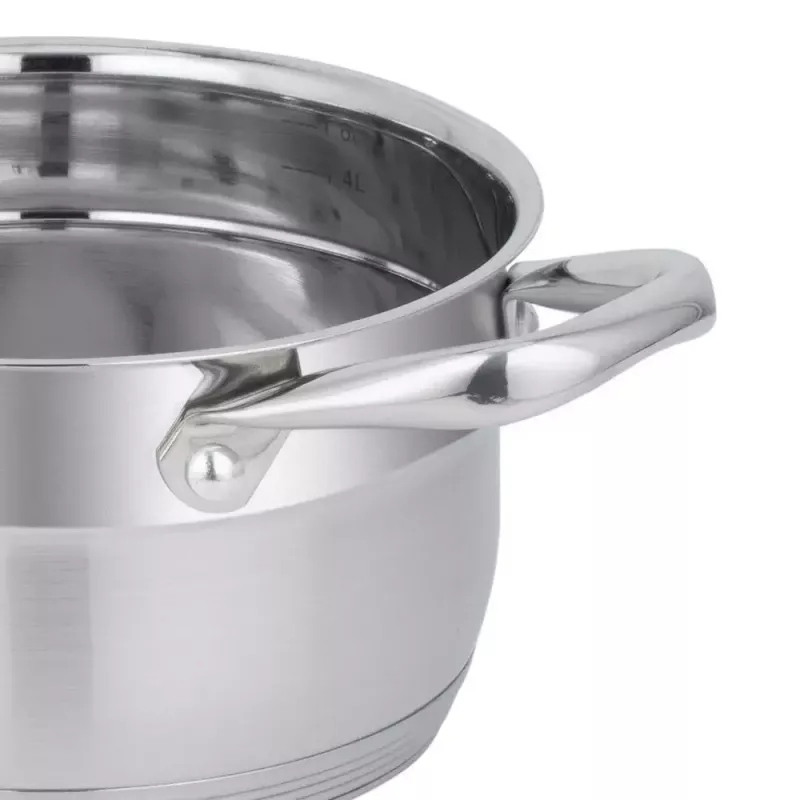 Resto Kitchenware Rigel 1,9 l okrągły garnek ze stali nierdzewnej