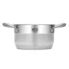 Resto Kitchenware Rigel 1,9 l okrągły garnek ze stali nierdzewnej