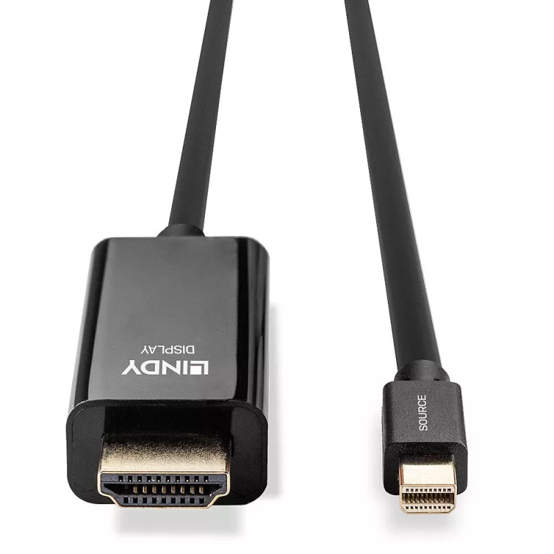 Lindy 2m Mini DisplayPort do HDMI 10.2G kabel