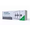 Uchwyt ścienny do telewizora Gembird WM-55ST-03 dla ekranów 32–55 cali, VESA do 400x400, odchylanie -18°/5°, obrót ±90°, maks. obciążenie 35 kg, czarny