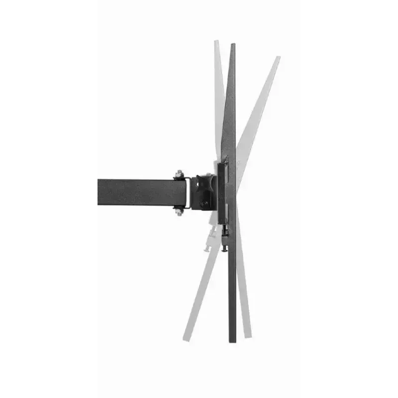 Uchwyt ścienny do telewizora Gembird WM-55ST-03 dla ekranów 32–55 cali, VESA do 400x400, odchylanie -18°/5°, obrót ±90°, maks. obciążenie 35 kg, czarny