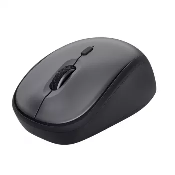 Trust Yvi+ Silent Wireless mysz, Right-hand, Optical, RF Wireless, 1600 DPI, Czarny