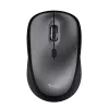 Trust Yvi+ Silent Wireless mysz, Right-hand, Optical, RF Wireless, 1600 DPI, Czarny