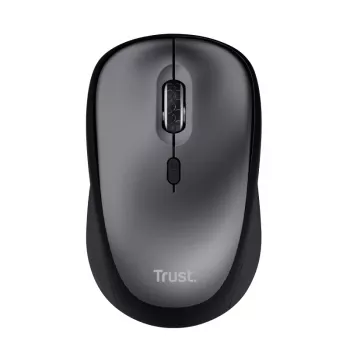 Trust Yvi+ Silent Wireless mysz, Right-hand, Optical, RF Wireless, 1600 DPI, Czarny