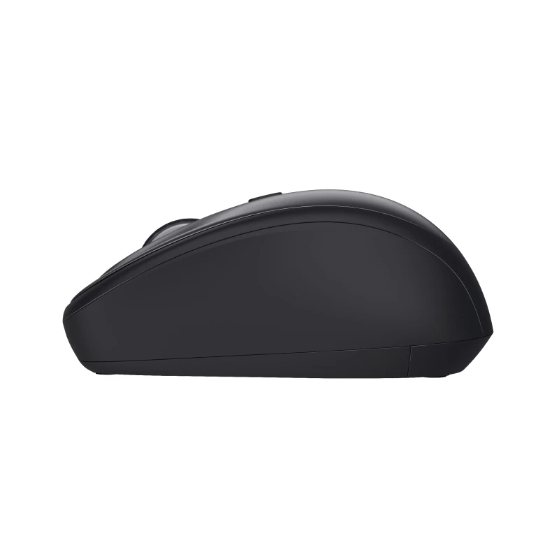 Trust Yvi+ Silent Wireless mysz, Right-hand, Optical, RF Wireless, 1600 DPI, Czarny