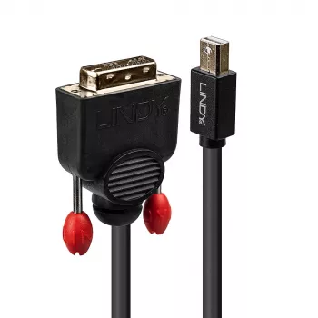 Lindy 3m Mini DisplayPort do DVI, czarny