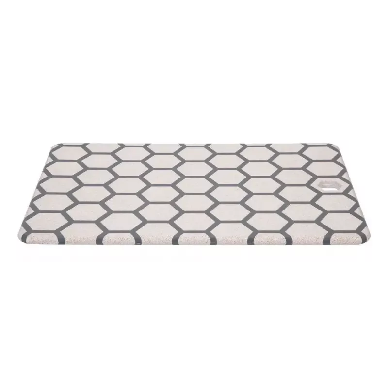 Deska do krojenia Resto Kitchenware 95403 prostokątna plastikowa szaro-biała