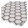 Deska do krojenia Resto Kitchenware 95403 prostokątna plastikowa szaro-biała