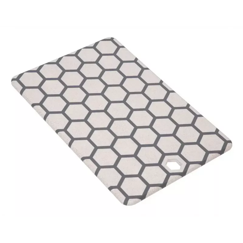 Deska do krojenia Resto Kitchenware 95403 prostokątna plastikowa szaro-biała