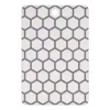 Deska do krojenia Resto Kitchenware 95403 prostokątna plastikowa szaro-biała