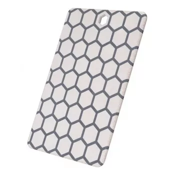 Deska do krojenia Resto Kitchenware 95403 prostokątna plastikowa szaro-biała