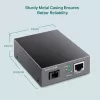 TP-Link 10/100 Mb/s RJ45 na 100 Mb/s Single-mode SC WDM dwukierunkowy konwerter światłowodowy