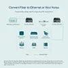 TP-Link 10/100 Mb/s RJ45 na 100 Mb/s Single-mode SC WDM dwukierunkowy konwerter światłowodowy