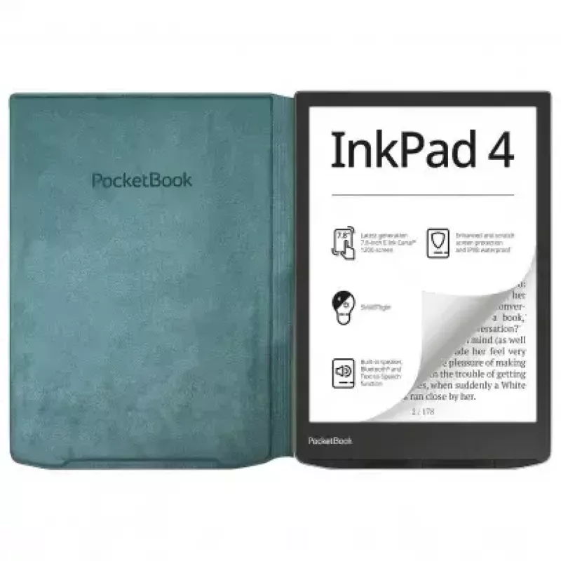 Etui Cover PocketBook HN-FP-PU-743G-SG-WW do czytnika e-booków 7.8 cala Zielony