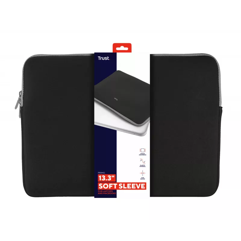 Torba na laptop Trust 21251 33,8 cm (13,3 cala) etui Czarny